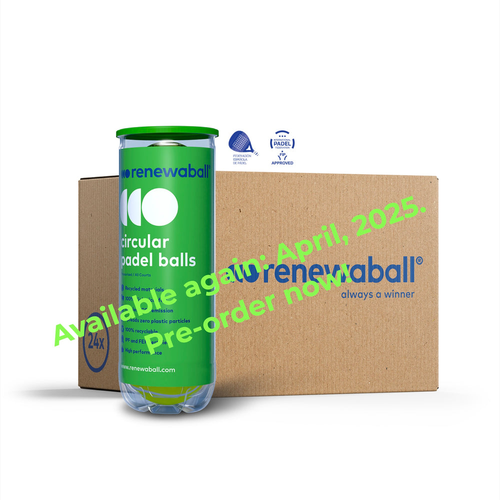 Renewaball - box 24x3 padel balls