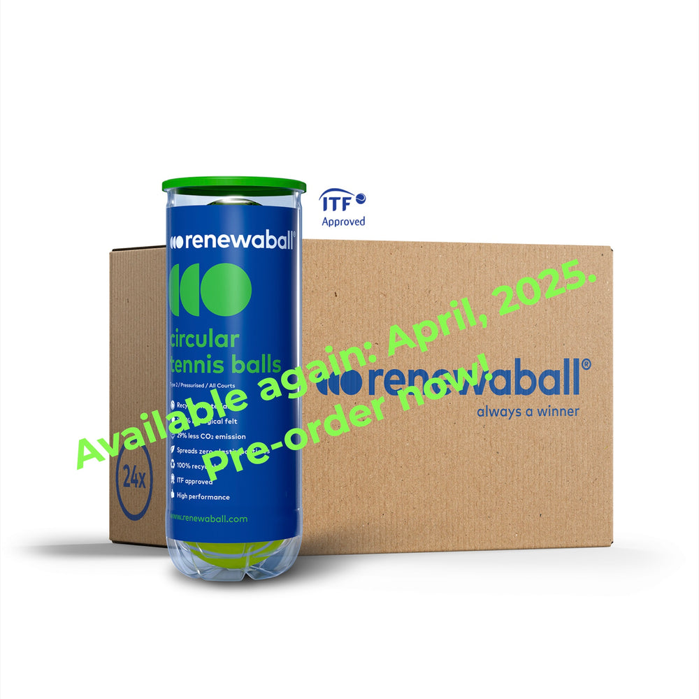 Renewaball - låda 24x3 tennisbollar