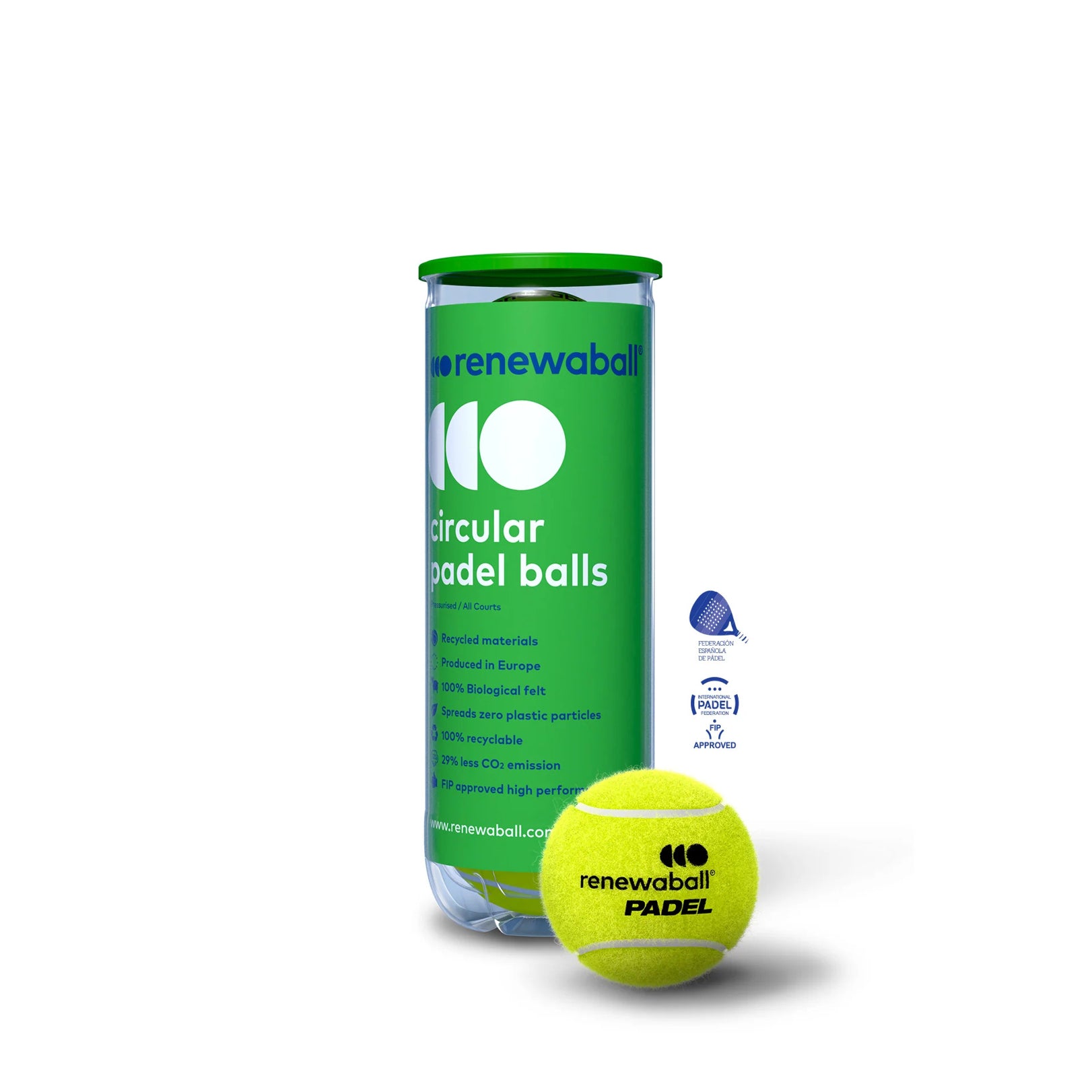 Renewaball 3 padelballen