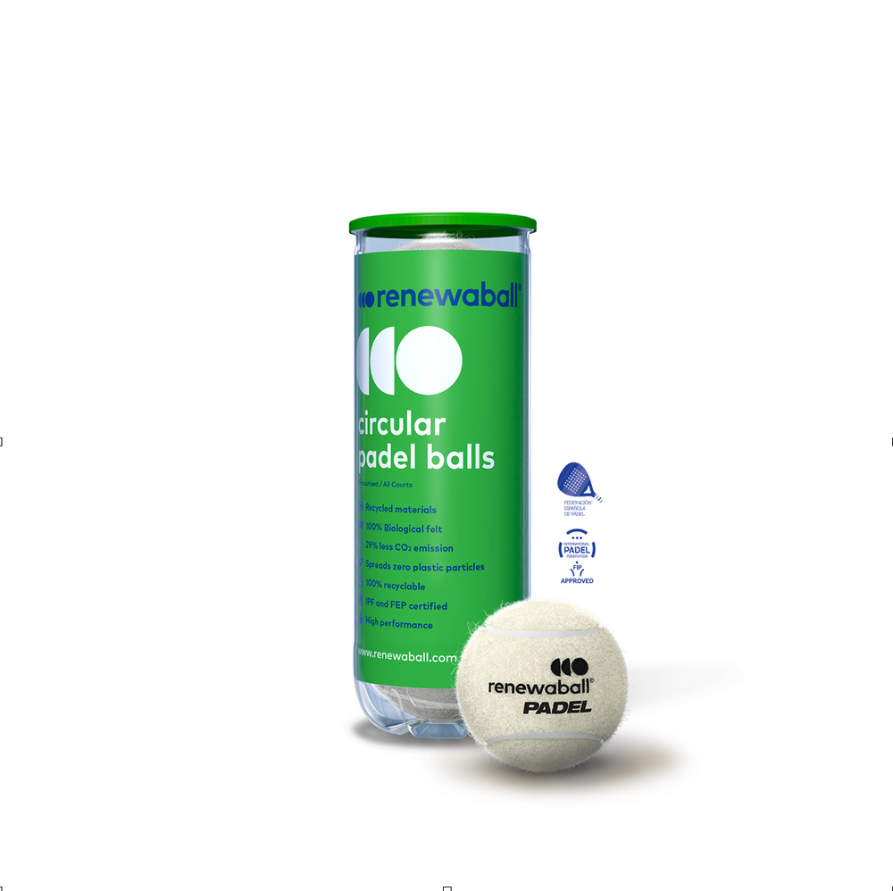 Renewaball 3 natural padelballen